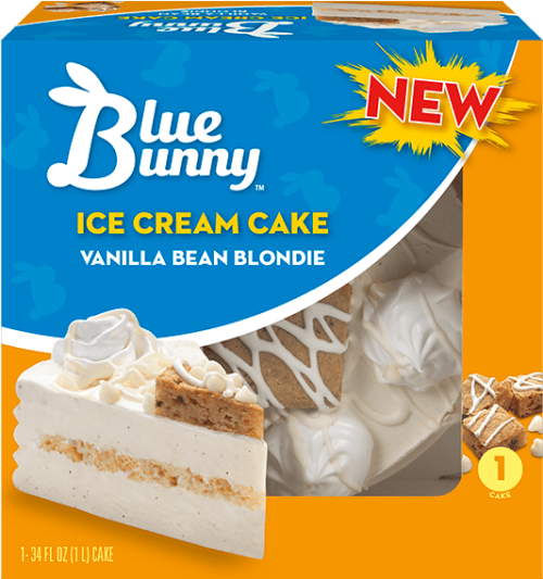 Vanilla Bean Blondie Ice Cream Cake Blue Bunny Vanilla Bean Blondie Ice Cream Cake