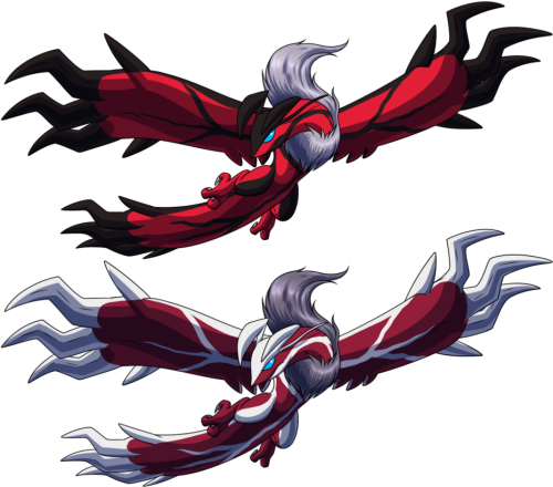 Xerneas And Yveltal Pokemon Shiny Yveltal