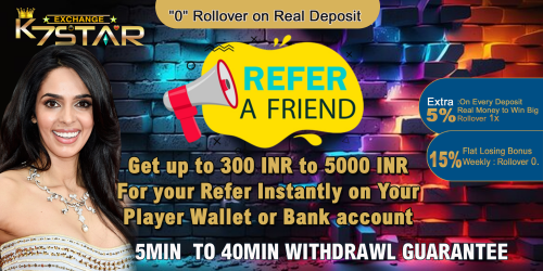 REFFER BONUS K7STAR