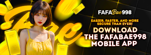 Fafabae998 Gold Promo Banner 570 x 210 Mobile App