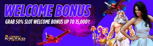 50% Slot Welcome Bonus