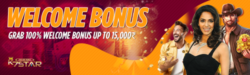 100% Welcome Bonus K7Star India