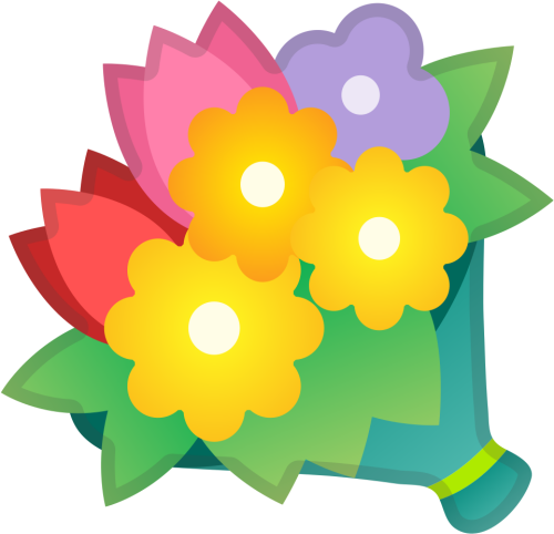 Bouquet Icon Emoji Ramo De Flores