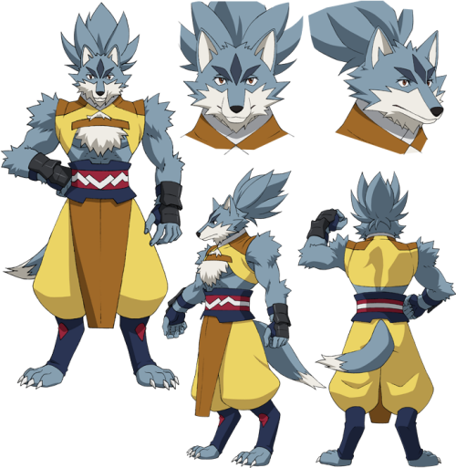 Another "furry" Character Is Rommel, An Ermine, And Gundam Build Divers Tigerwolf