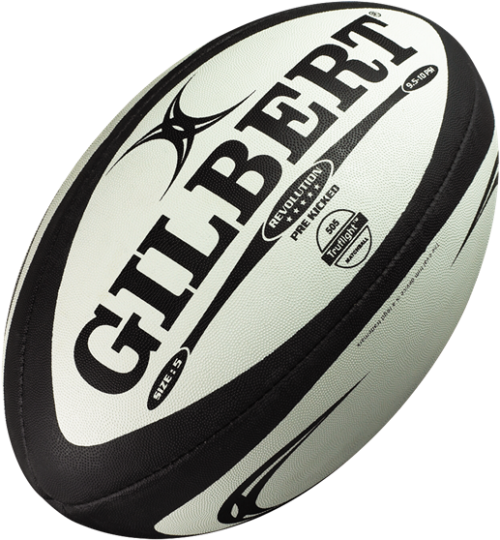 Black Gilbert Rugby Ball