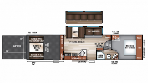 2018 Wolf Pack 315pack12 Floor Plan Img Wolf Pack 315 Pack 12