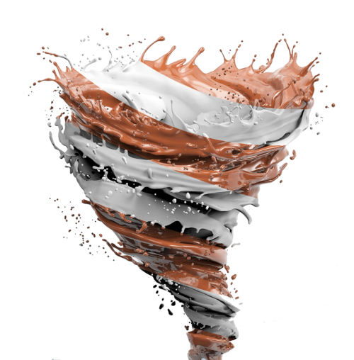 Art Tornado Milktornado Chocolatemilk Milk Swirl Sticke Chocolate Tornado Png