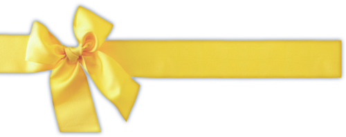 Yellow Ribbon Png Transparent Yellow Ribbon