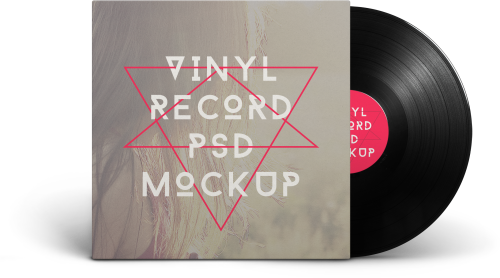 Vinyl Record Psd Mockup Phonograph Record