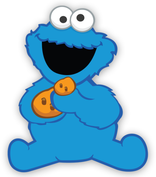 Wall Sticker For Kid The Baby Cookie Monster Baby Cookie Monster Png