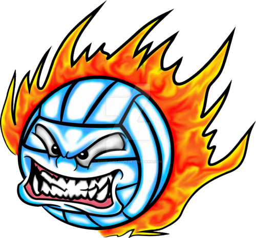 Volleyball On Fire Volleyball On Fire Transparent