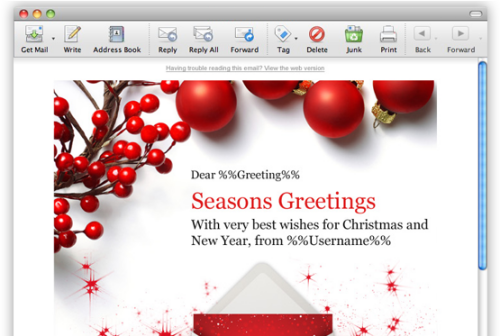 12 Outlook Email Signature Templates Samples Examples Email Marketing Christmas Greeting