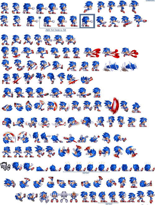  Modern Sonic Exe Sprites