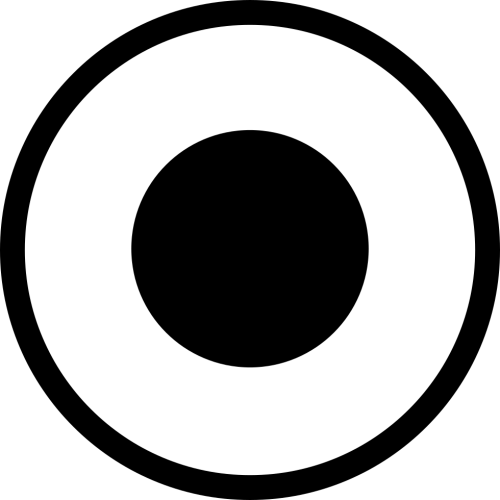 Atom Circular Symbol Of Circles Comments Radio Button Selected Icon