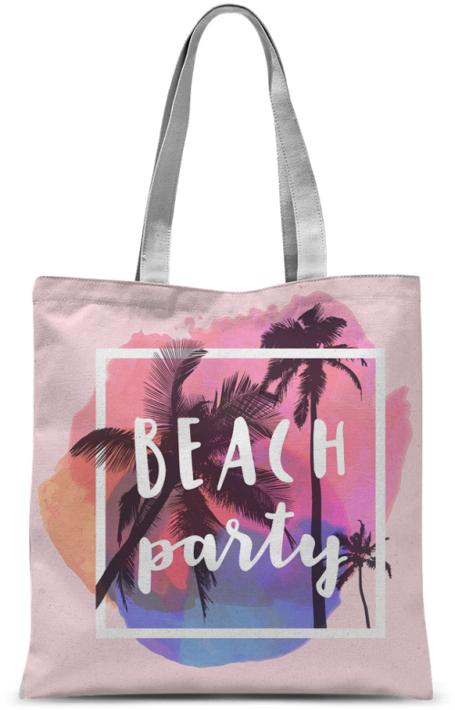 Beach Party Tote Bag Fabulously Festive Christmas Tote Bag