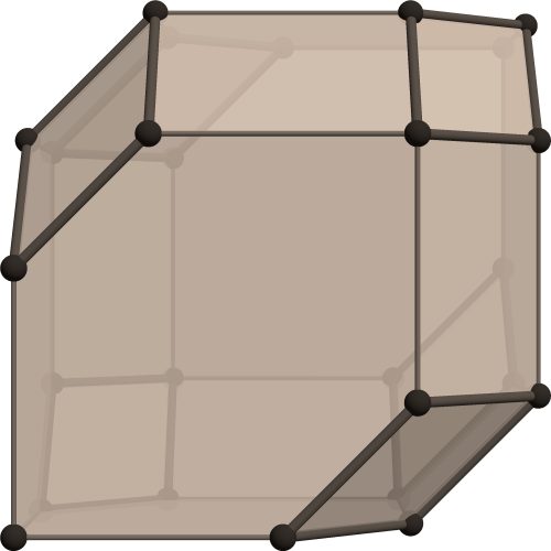Beige Concertina Cube Canopy