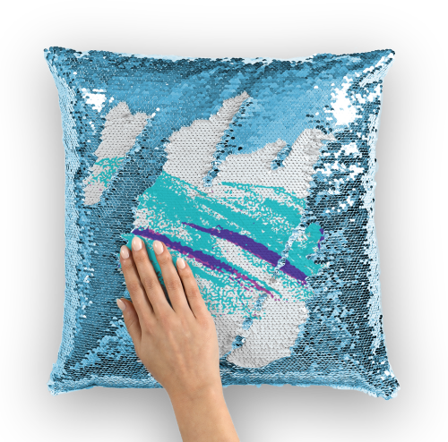 90's Swoosh Sequin Cushion Cover Cushion