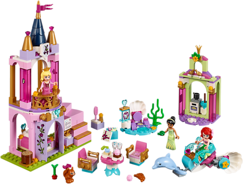 Ariel, Aurora, And Tiana's Royal Celebration Lego Disney Princess 2019