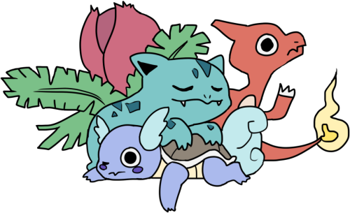 Art Pokemon Venusaur Charmander Bulbasaur Squirtle We Heart It