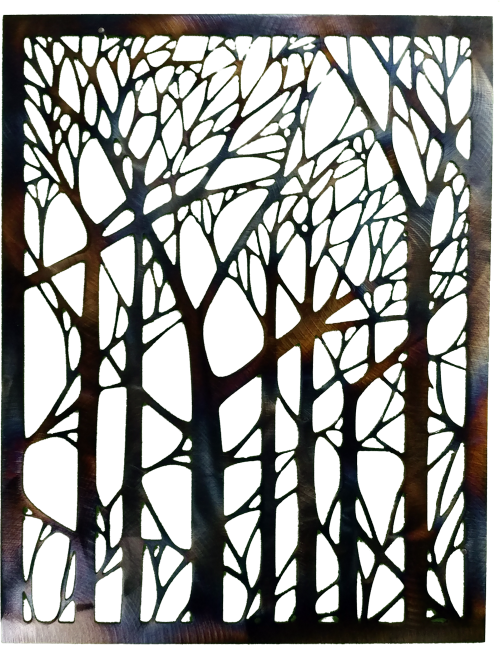 Abstract Tree Wall Decor Png Transparent