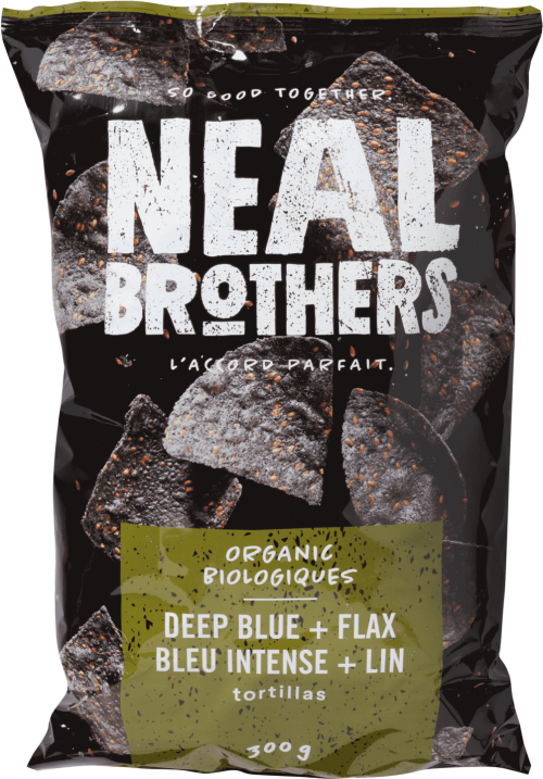 Tortillas Organic Blue With Flax, 300g Neal Brothers Tortillas Organic Blue With Flax