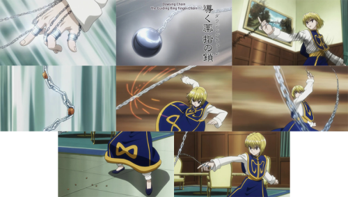 We Get Kurapika's New Technique "dowsing Chain""the Illustration