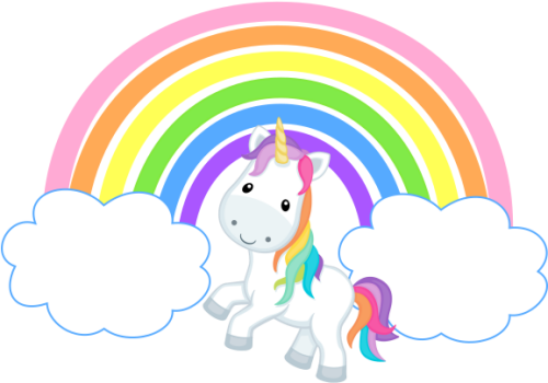 Unicorn Rainbow Clouds Png