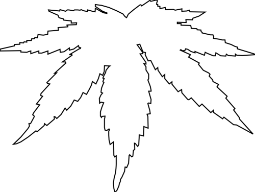 Weed Clipart Weed Leaf White Marijuana Leaf Vector