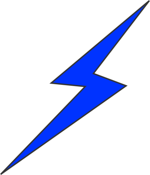 Blue Lightning Bolt Clipart Lightning Png Portable Network Graphics