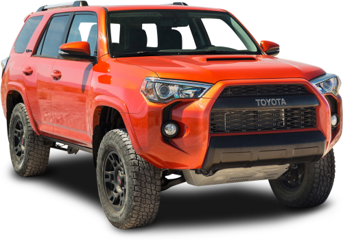 Toyota Trd Pro Orange Hill Car Png Image Toyota 4runner 2017 Trd