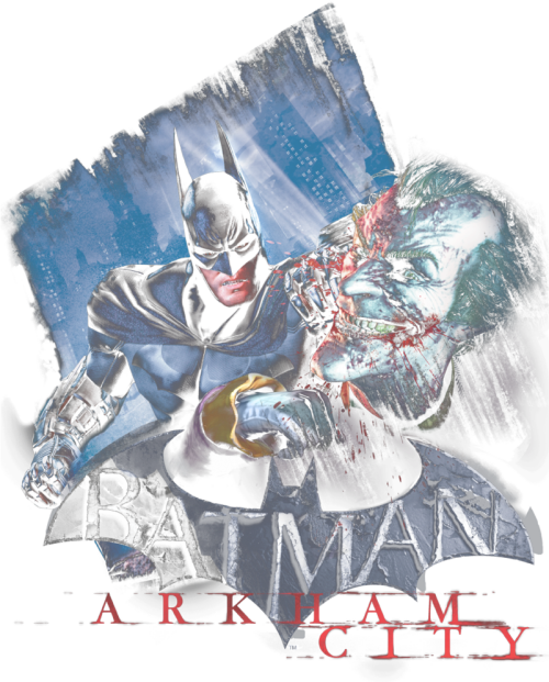 Arkham Jokes On You Women's T shirt Batman Arkham City Armoured Edition (wiiu)