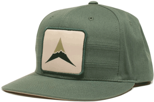 Aspinwall Great Divide Hat Dark Green Tan Vissla Stacked Hat