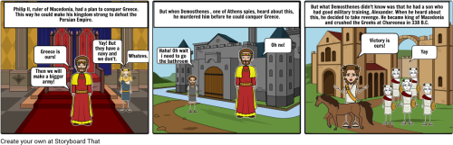 Alexander The Great Comic Strip