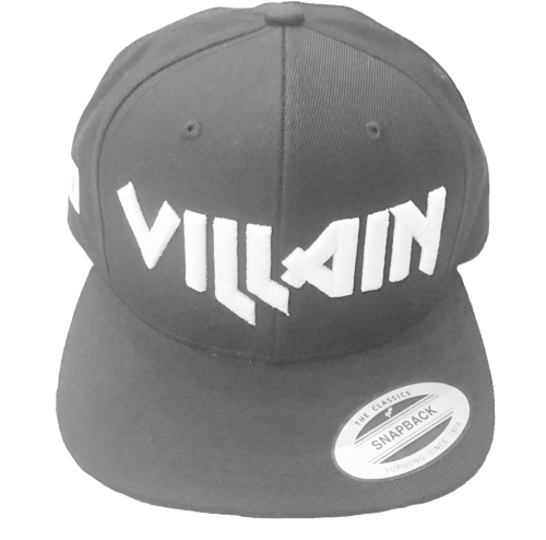 Villain Black Snapback Baseball Cap