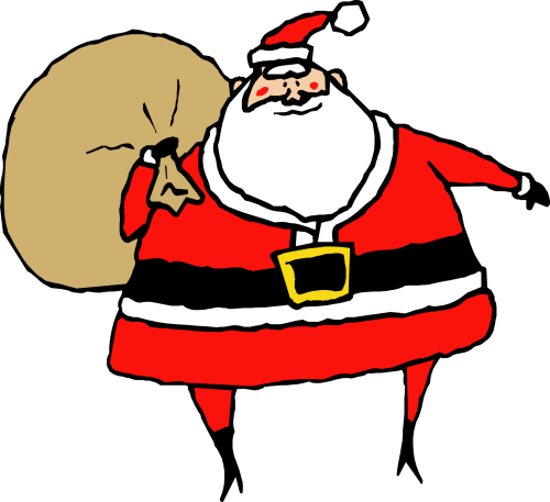 Bag Clipart Santa Claus Christmas Clip Art Santa