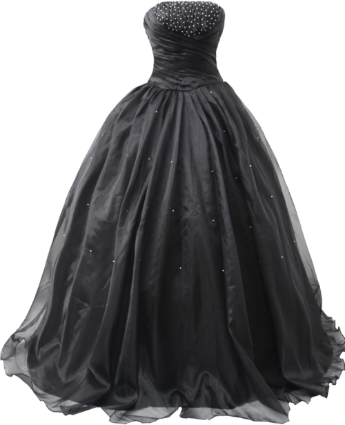 Black Dress Png Image Background Mask Ball Dresses Black