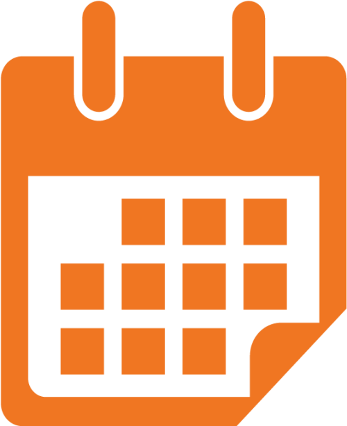 Blank Calendar Icon Png Date Icon Png Orange