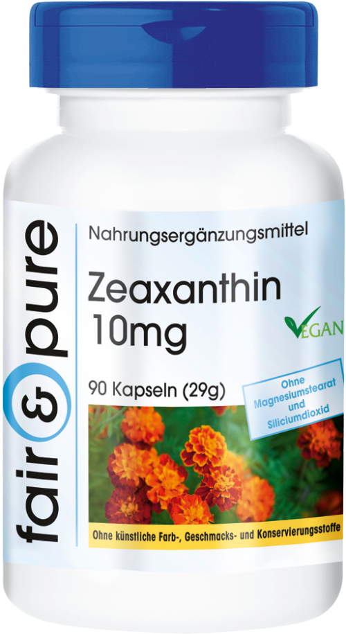 Zeaxanthin 10mg From 50mg Marigold Flower Extract Iodine 150g From Potassium Iodide In Pure Form 