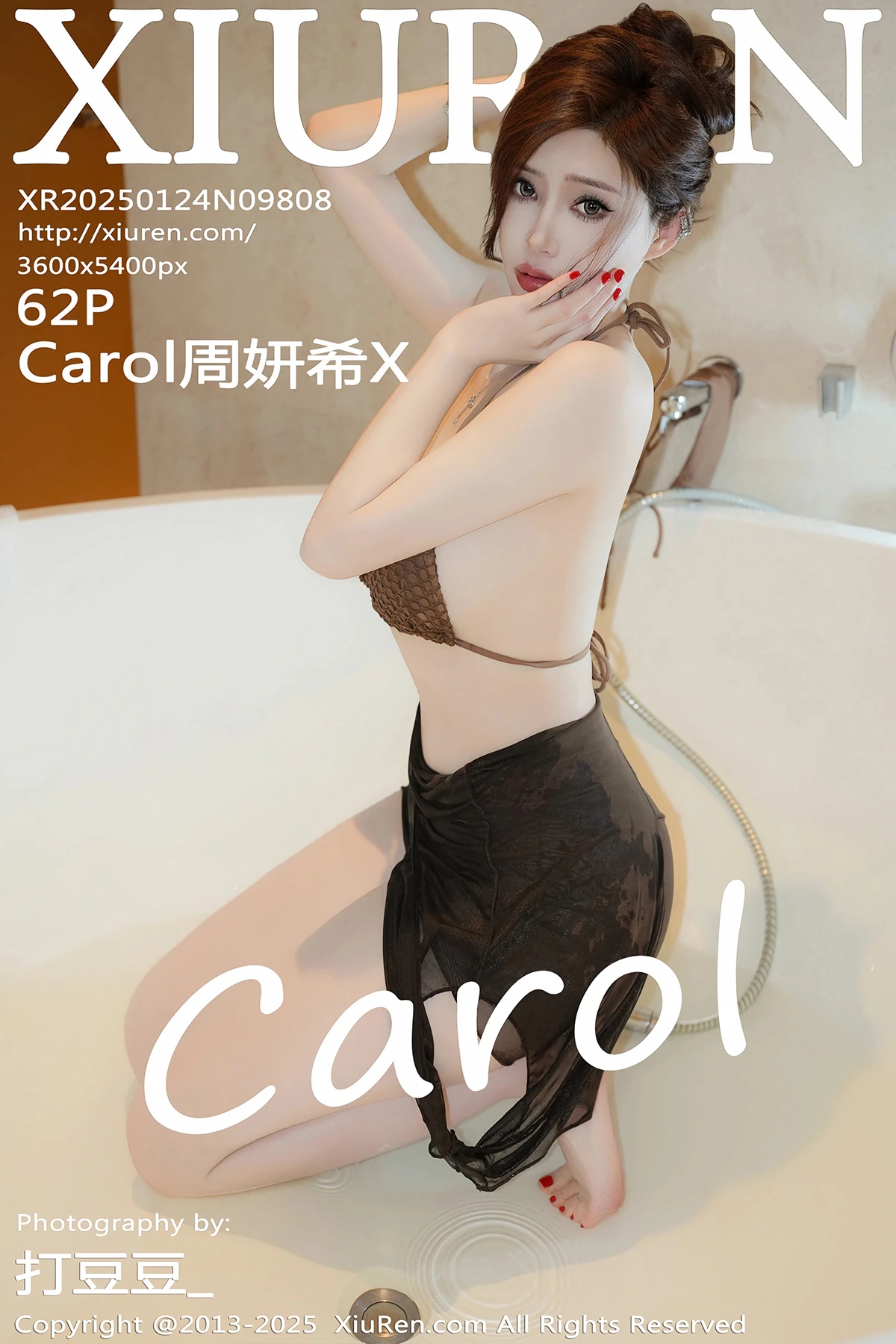[秀人网] 2025.01.24 No.9808 Carol周妍希X[62P]-PicJJ