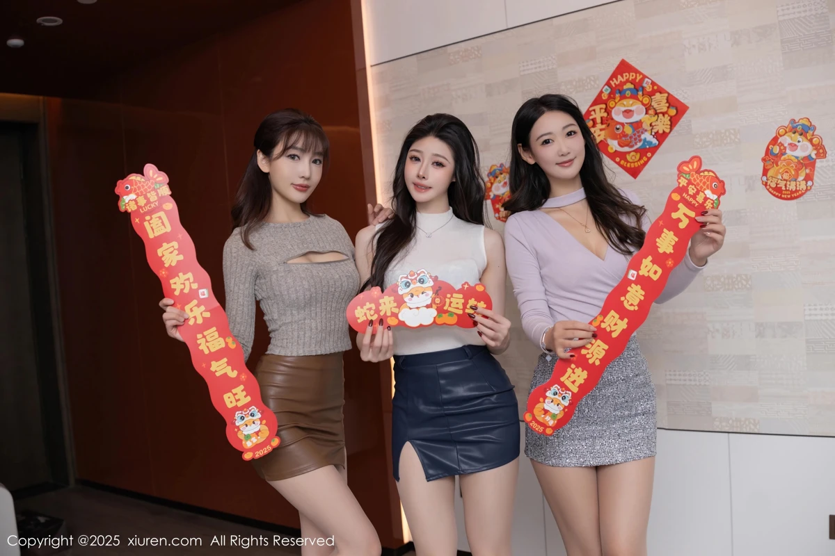 [秀人网] 2025.01.26 No.9832 小逗逗&唐安琪&唐陆萱萱 模特合集、秀人旗下#[78P]-003