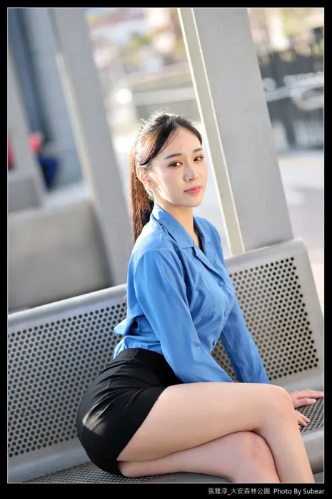 [街拍丝足] NO.091 张雅淳 大安森林 高跟美腿外拍 #街拍丝足、美足#[54P]-050