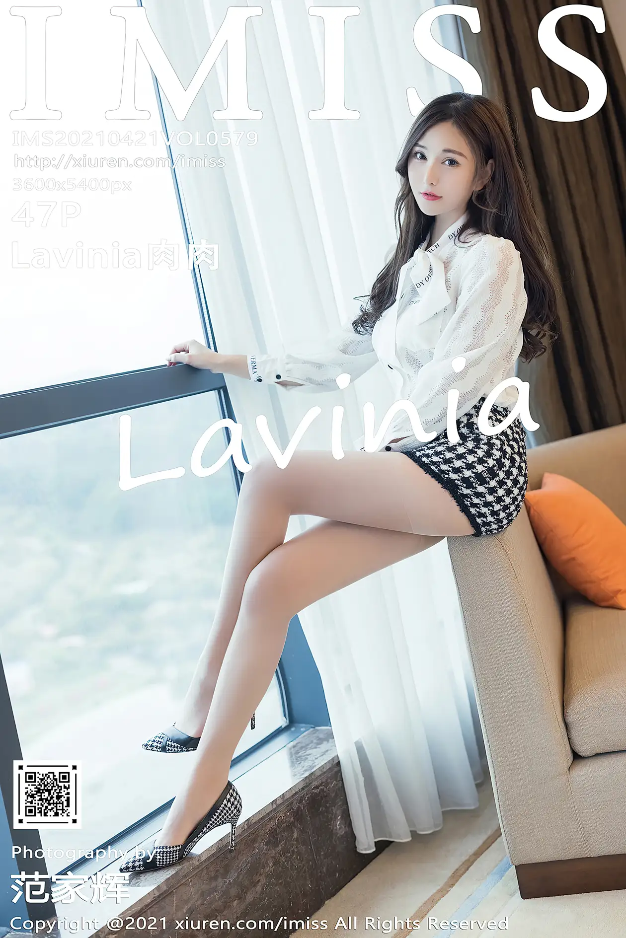 [爱蜜社] 2021.04.21 VOL.579 –Lavinia肉肉 [48P]-PicJJ