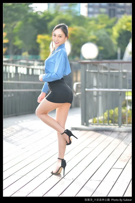 [街拍丝足] NO.091 张雅淳 大安森林 高跟美腿外拍 #街拍丝足、美足#[54P]-032