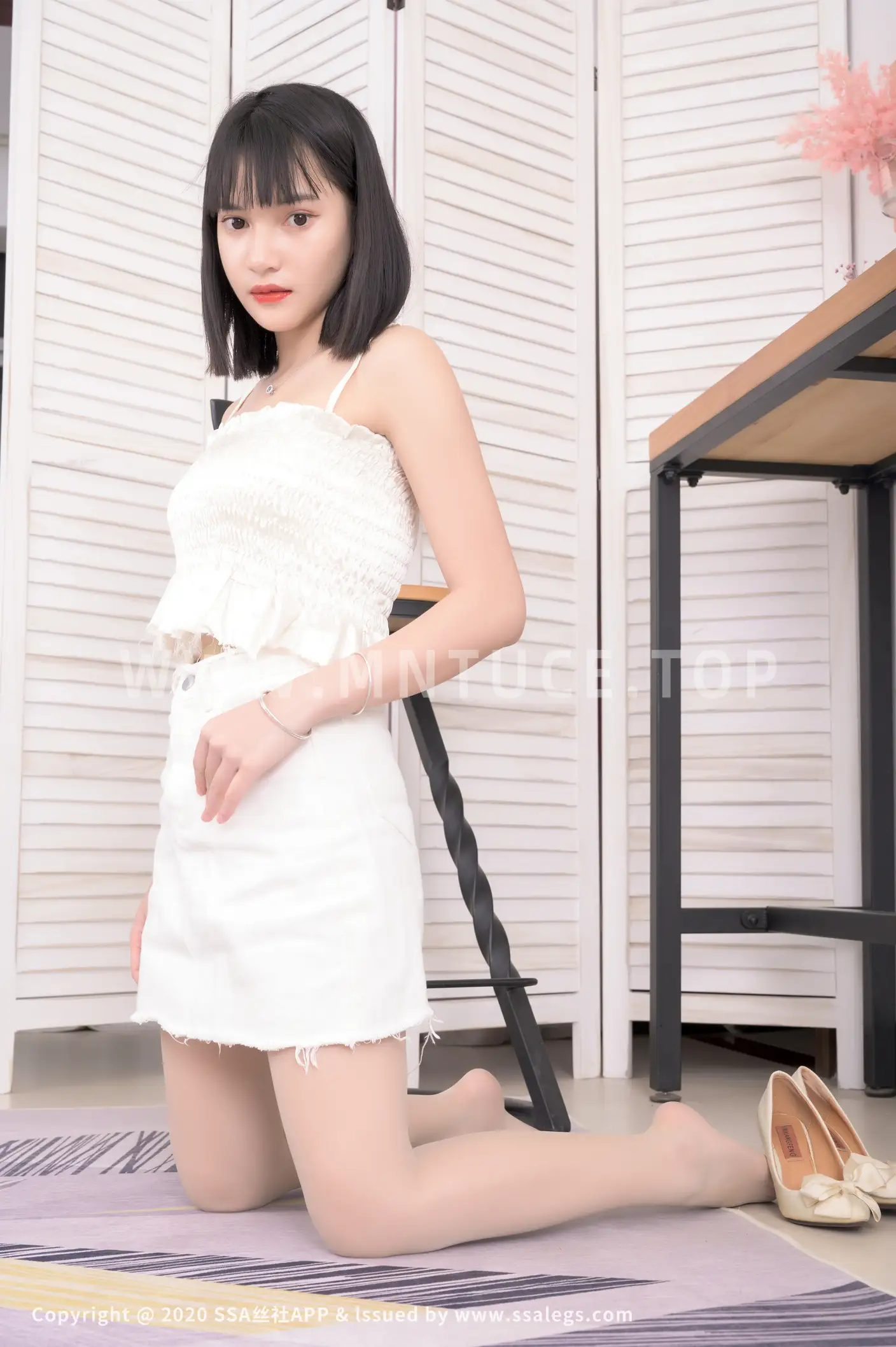 [SSA丝社] NO.566 冰冰 肉丝袜拍摄样片、丝社、美足#[113P]-056