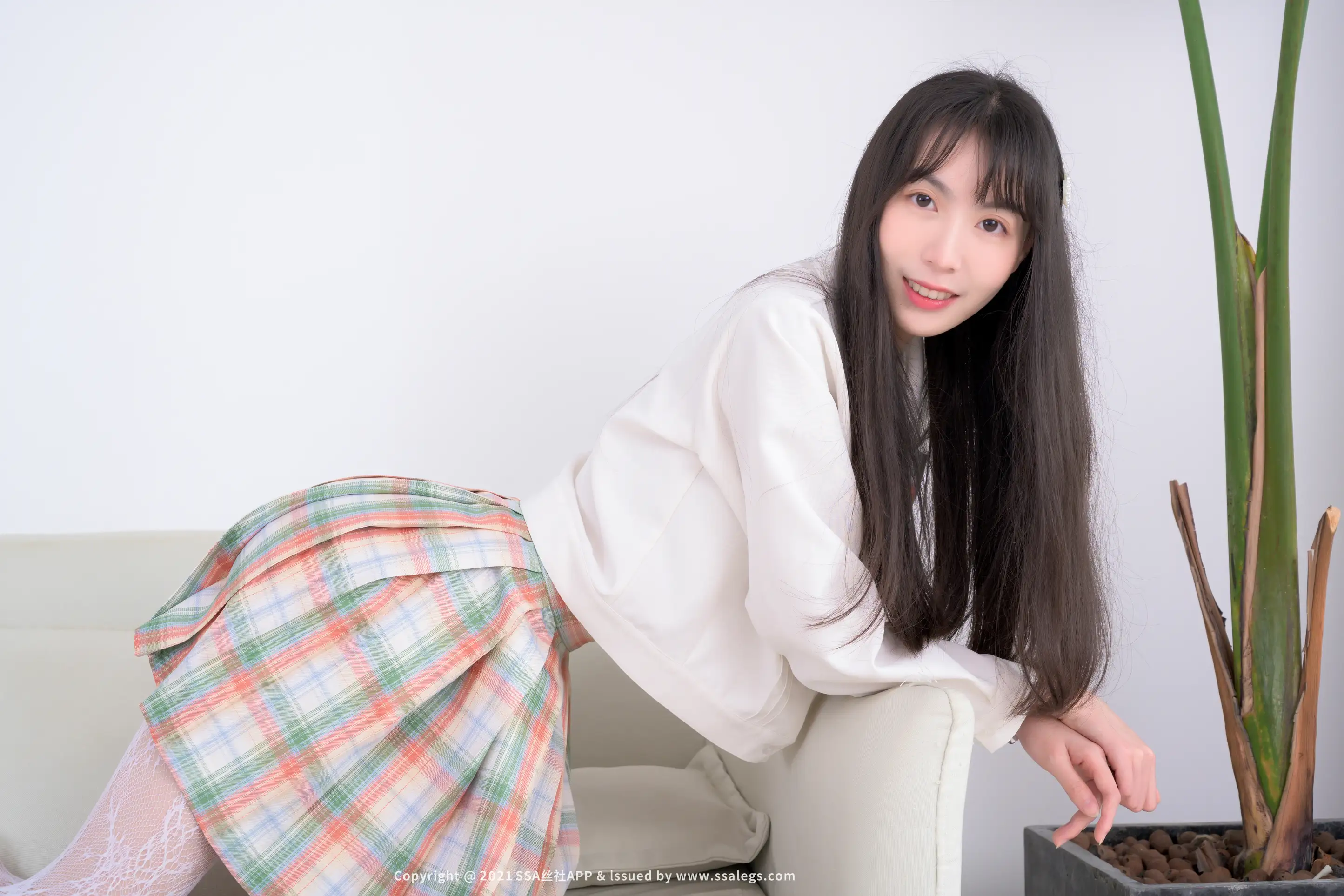 [SSA丝社] NO.677 腿模团团的白色网袜(下)#[109P]-074