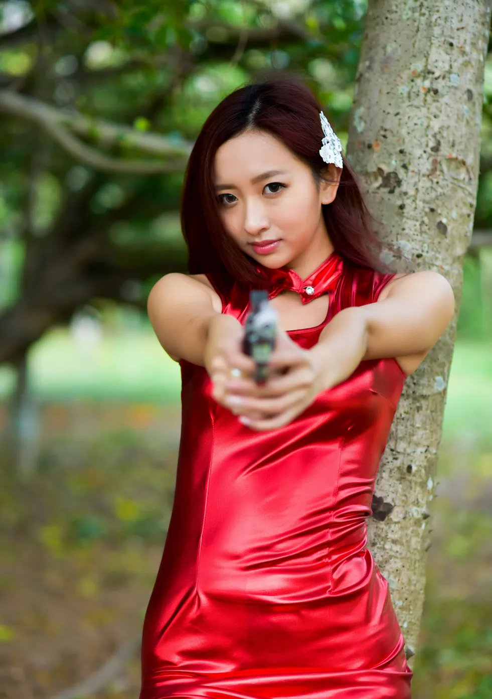 [街拍丝足] NO.172 名婷 高衩长裙高跟丝袜美腿 #街拍丝足、美足#[103P]-046