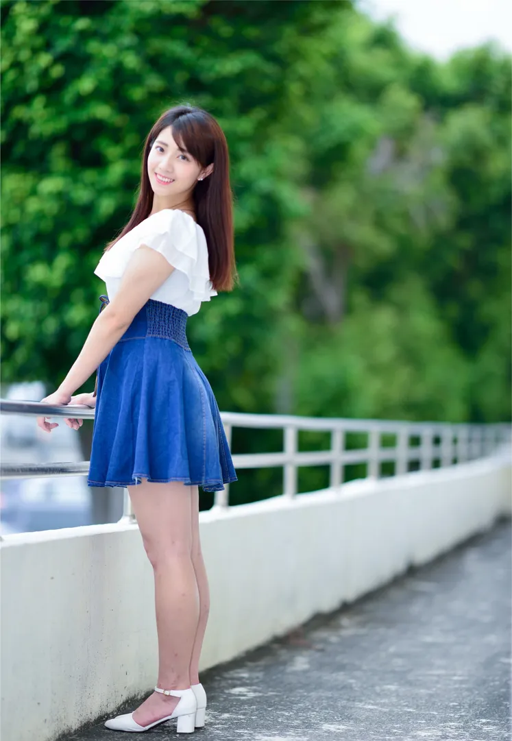 [街拍丝足] NO.168 姍姍 牛仔短裙涼高美腿 #街拍丝足、美足#[35P]-031