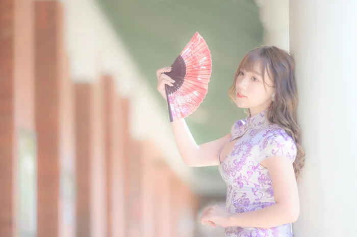 [街拍丝足] NO.040 Listening 旗袍絲襪高跟美腿外拍 #街拍丝足、美足#[87P]-080