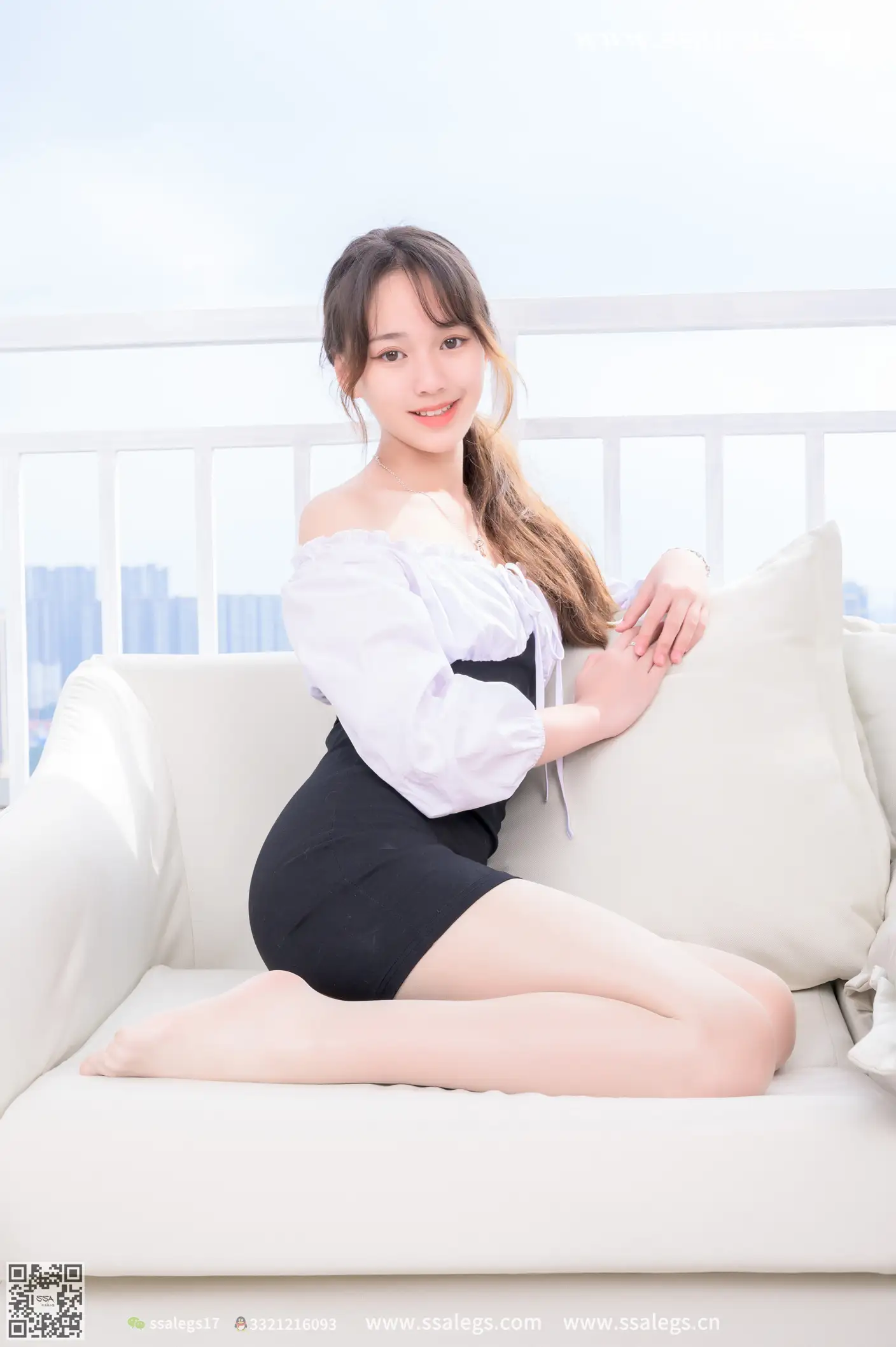 [SSA丝社] NO.406 宝宝这个女孩笑得很甜(下)、丝社、美足#[129P]-064