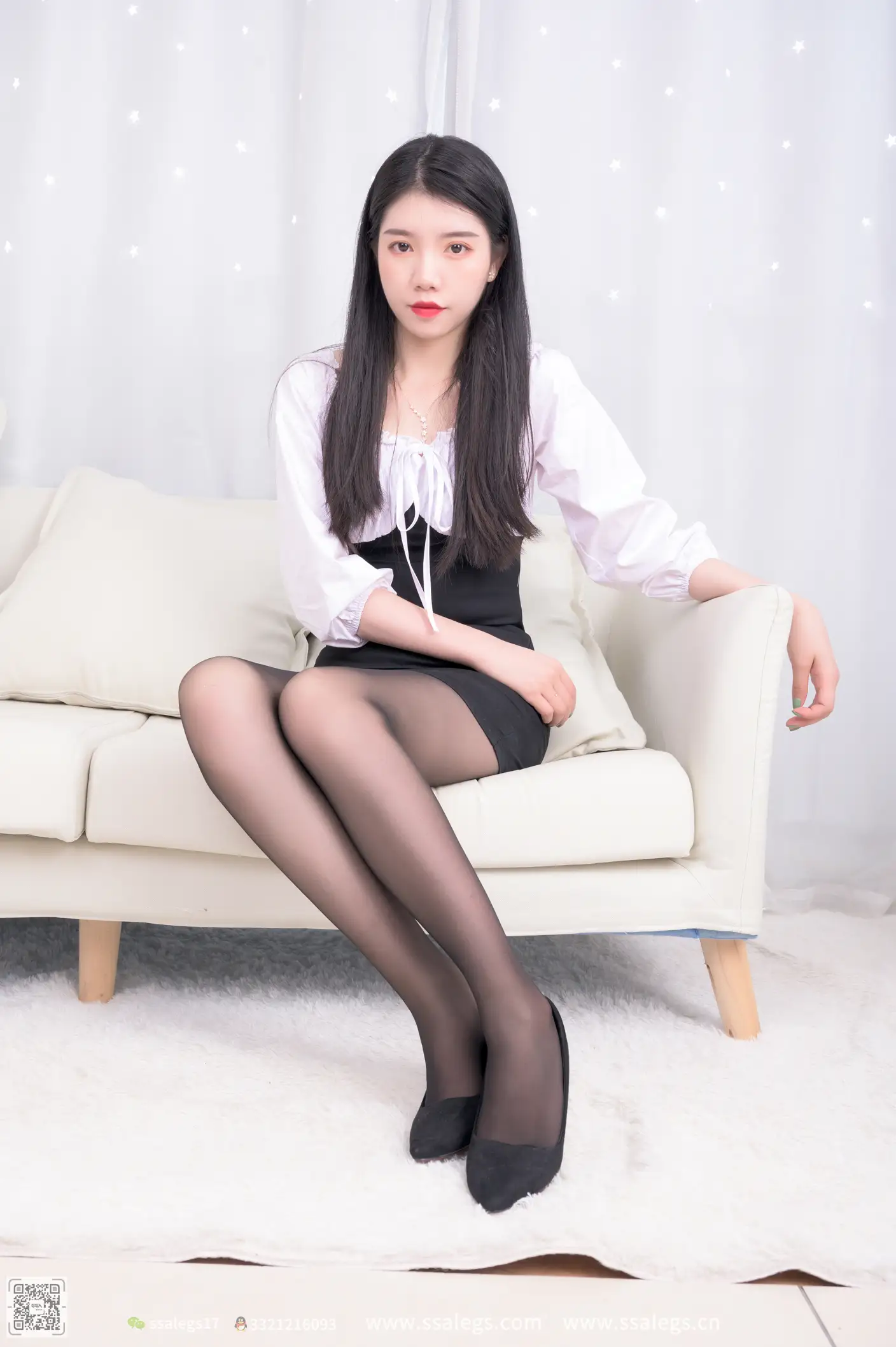 [SSA丝社] NO.516 秋秋 黑丝写真（上)、丝社、美足#[122P]-072